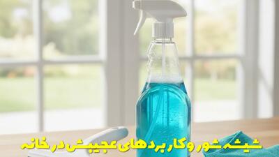  شیشه شور و کاربردهای عجیبش در خانه + 15 کاربرد شیشه پاک کن که نمیدانید