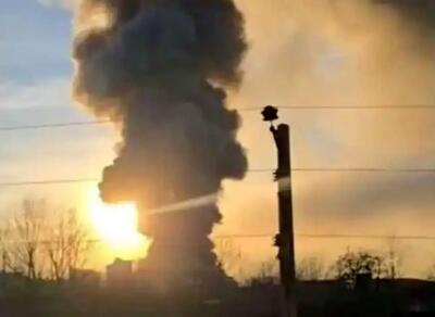 تصویری هولناک از وسعت آتش‌سوزی در شرکت کاله