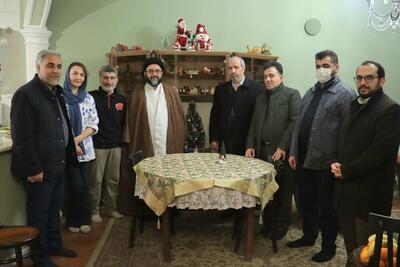  دیدار شهردار تبریز با خانواده معظم شهید والامقام «آرجرون آزوریان» و جانباز سرافراز «خاژاک الکسانیان»