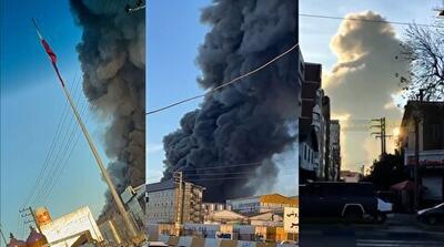  استاندار مازندران به محل آتش‌سوزی رفت/ سهل‌انگاری در جوشکاری دلیل آغاز آتش‌سوزی شرکت کاله