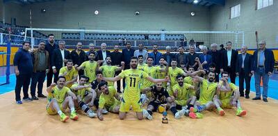  سه تیم اول لیگ برتر والیبال خوزستان مشخص شدند