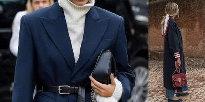  با رنگ سرمه‌ای استایل زمستانی خود را دگرگون کنید! - چی بپوشم