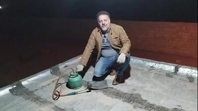  نحوه ترمیم ایزوگام پشت بام برای فصل زمستان / بدون صرف هزینه !