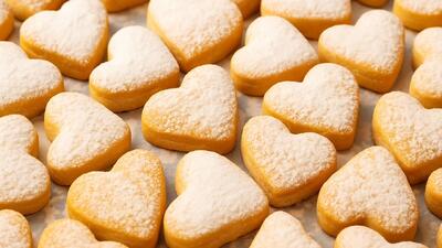  ۲ دستور پخت کوکی های ۱۰ دقیقه ای قلبی برای چای عصرانه ! ساده و مقرون به صرفه