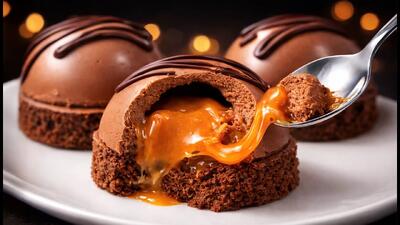  طرز تهیه موس شکلاتی با یک لایه کارامل خامه ای و بافتی فوق العاده نرم