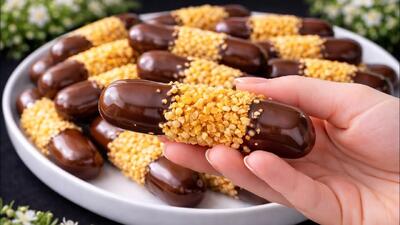  طرز تهیه شیرینی عصرانه در ۱۰ دقیقه / تا چای دم بکشه ۱۰۰ عدد درست میشه