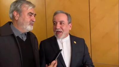  واکنش عراقچی به تهدیدات ترامپ + فیلم