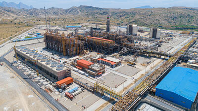 پیشرفت طرح پلی‌اتیلن سنگین گچساران از ۵۵ درصد عبور کرد