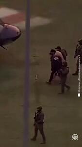 ببینید| لحظه انتقال  مادورو به دادگاهی در نیویورک