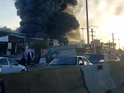 آتش‌سوزی در مجتمع کاله آمل؛ دستور تخلیه اضطراری مناطق پیرامونی صادر شد