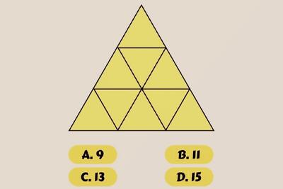  مهارت های هوشی خود را با یافتن تعداد مثلث های داخل تصویر اثبات کنید!