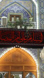  سیاه پوش شدن حرم حضرت عباس(ع) به مناسبت سالروز وفات حضرت زینب (س) + فیلم