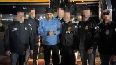  نمایش قدرت ترامپی؛ مادورو با دستبند در خیابان‌های نیویورک گردانده شد+ ویدئو