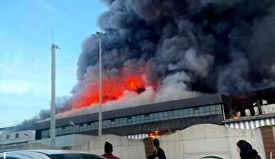  آتش‌سوزی در انبار کاله مازندران مهار شد؛ خطر برخورد با مخزن آمونیاک رفع شد