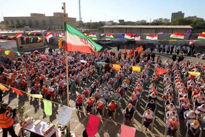  دانش‌آموزان خرمشهر احترام به پاکبان را تمرین کردند