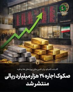 صکوک اجاره 30 هزار میلیارد ریالی منتشر شد