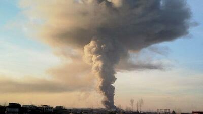  کنترل حریق در انبار ۷۰۰۰ متری شرکت کاله در آمل