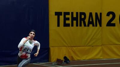 پایان دوومیدانی داخل سالن زنان کشور با قهرمانی خراسان رضوی؛ یک رکورد ملی شکسته شد