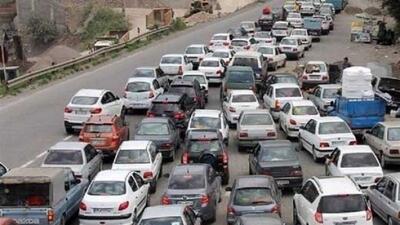 ترافیک سنگین در آزادراه تهران-ساوه