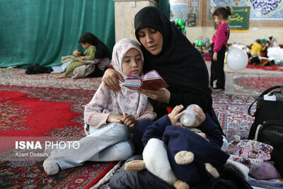 مراسم معنوی اعتکاف - قزوین