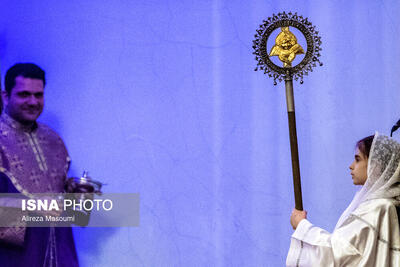 مراسم میلاد حضرت مسیح (ع) در کلیسای مریم مقدس - تهران