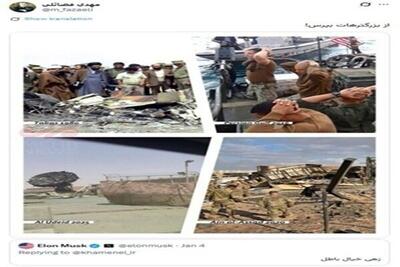 واکنش فضائلی به توئیت ایلان ماسک: از بزرگترهات بپرس…!