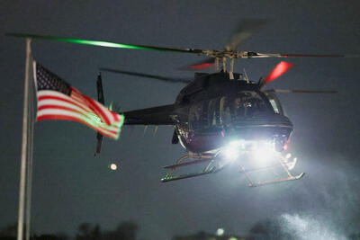 عکس | انتشار تصویر رویترز از انتقال مادورو با بالگرد به دادگاه نیویورک