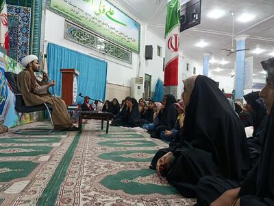  اعتکاف معنوی دختران نوجوانان در مسجد جامع شهرستان ریگان