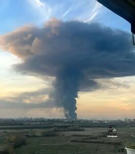 اولین تصاویر از آتش‌سوزی مهیب در شرکت کاله