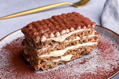  طرز تهیه تیرامیسو فوری با بیسکویت پتی‌بور