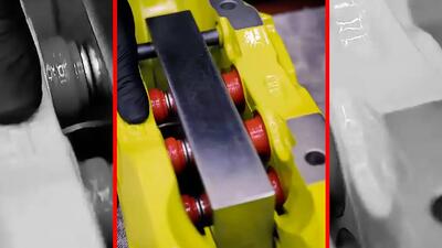  فیلم عملکرد دقیق کالیپر ترمز با پیستون نرم