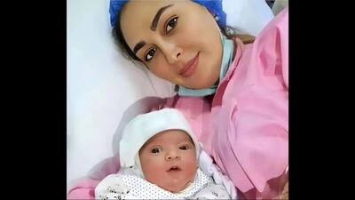  رونمایی از اسم پسر دختر الهام حمیدی برای اولین بار /خوش سلیقه در انتخاب اسم برای بچه ها مثل خانم بازیگر!