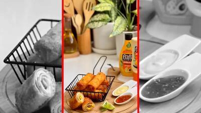  فیلم طرز تهیه رول لازانیا با ژامبون و پنیر