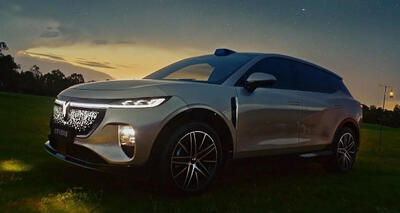 شاسی بلند برقی وویا کوریج جدید با طراحی لوکس رونمایی شد