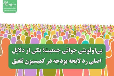 بی‌اولویتی جوانی جمعیت؛ یکی از دلایل اصلی رد لایحه بودجه در کمیسیون تلفیق