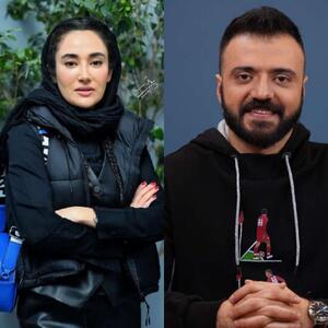  شوخی بامزه ابوطالب حسینی با بهاره افشاری و سریال او یک فرشته است + فیلم - سلام نو