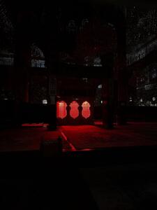 حرم بدون زائر حضرت زینب(س) در شب وفات