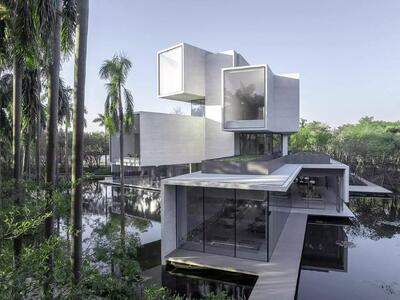  زمانی که معماری عقب می‌ایستد؛ روایت موزه تالاب یونلو در دلتای رود مروارید + تصاویر