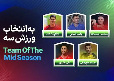 تیم منتخب نیم فصل لیگ برتر