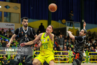 هفته پانزدهم لیگ برتر بسکتبال ایران؛ پالایش نفت آبادان - گلنور اصفهان