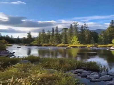  گنجی در میان کوه های آلتای ،دریاچه Rakhmanovskoe