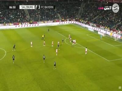 گل چهارم بایرن مونیخ به سالزبورگ