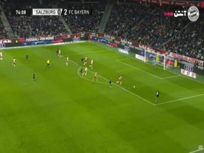 گل سوم بایرن مونیخ به سالزبورگ