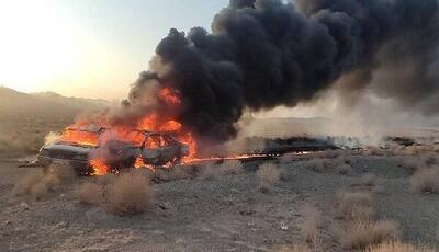 تصادف مرگبار 2 خودرو سوخت‌بر؛ یک نفر جان باخت