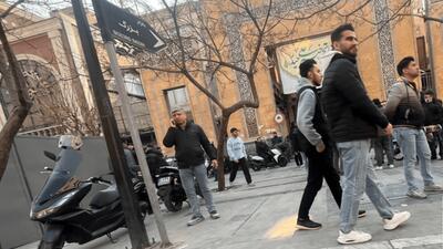 تجمعات پراکنده در بازار تهران