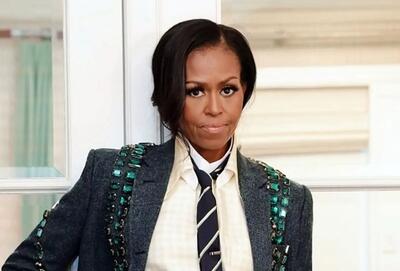  میشل اوباما با پوشش کامل و برند تام براون درصدر اخبار مد