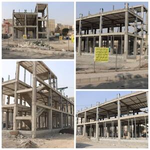  تداوم عملیات عمرانی پروژه ساخت مرکز جامع سلامت محله خادم‌آباد