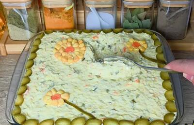  طرز تهیه سالاد الویه خانگی با مرغ؛ خوشمزه تر از بیرونی