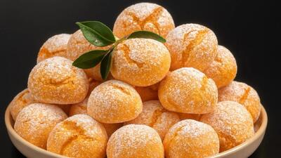  طرز تهیه کوکی پرتقالی خوشمزه در ۵ دقیقه | کوکی سریع و سالم با چای