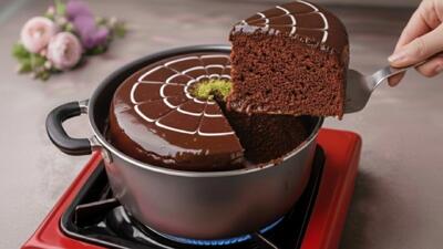  ارزان ترین کیک شکلاتی بدون فر! فقط با ۱ تخم مرغ! نرم، لطیف و کاملاً اقتصادی